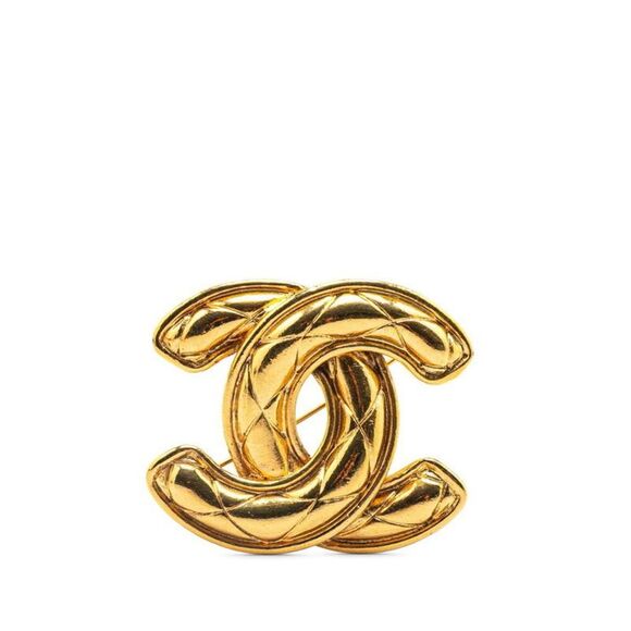Pre Loved chanel Unisex Gold Brooches - Picture 1 of 4